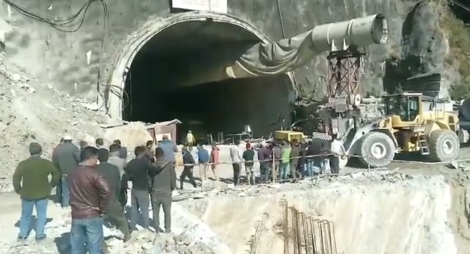 Uttarakhand: 40 Trapped for Over 48 Hours Under Collapsed Tunnel